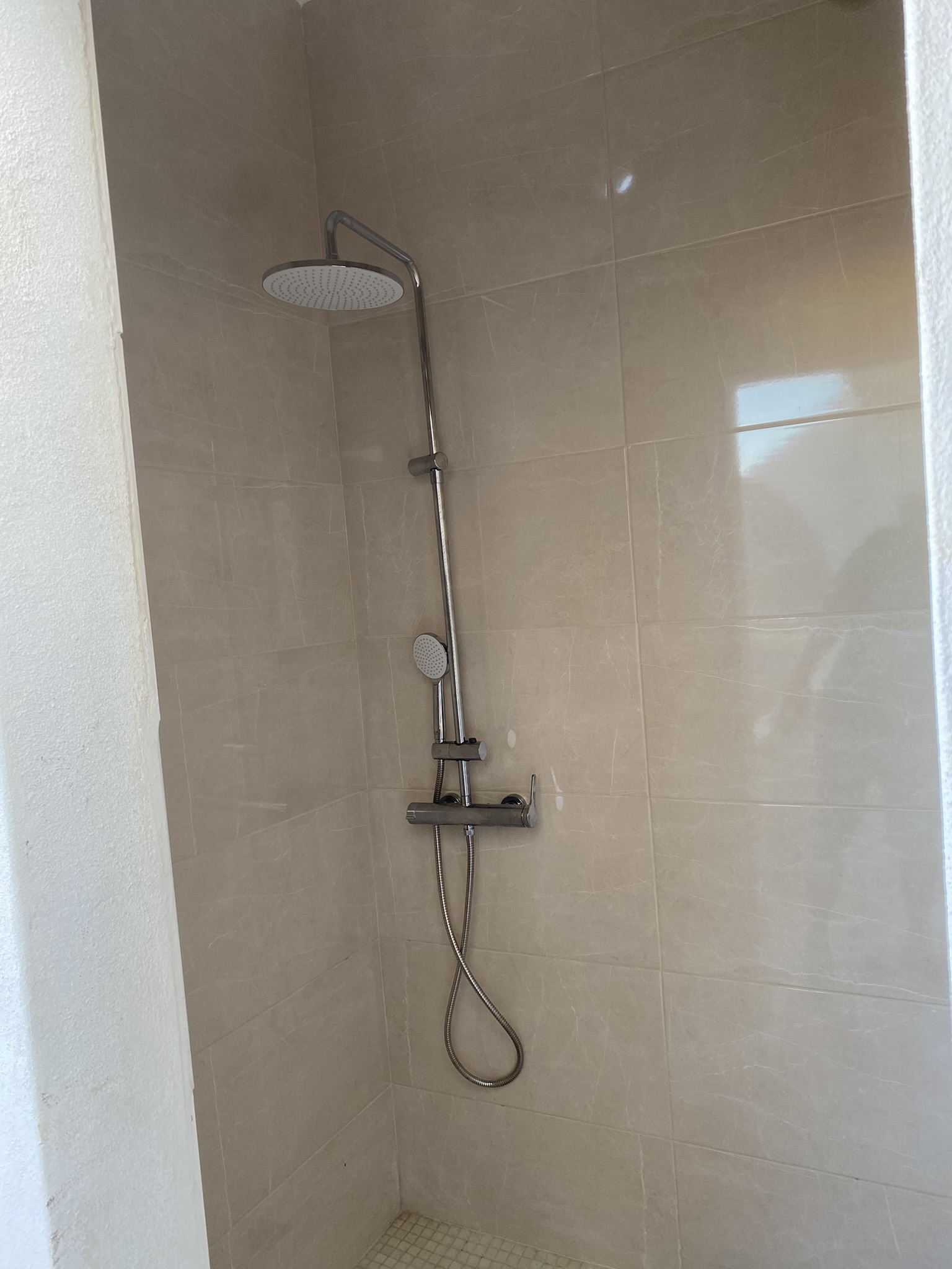 Small bathroom shower