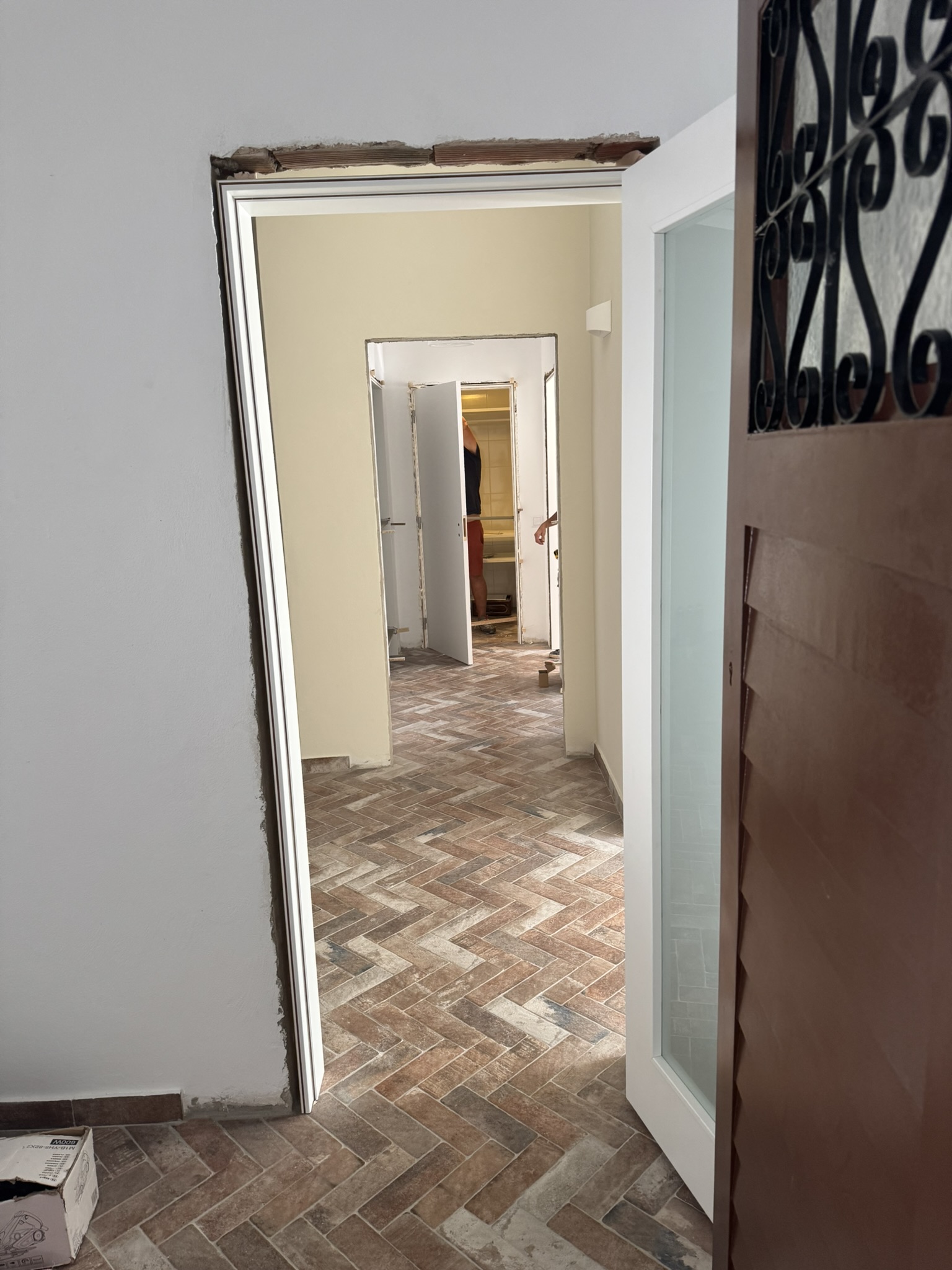 Doors and frame in the hallway