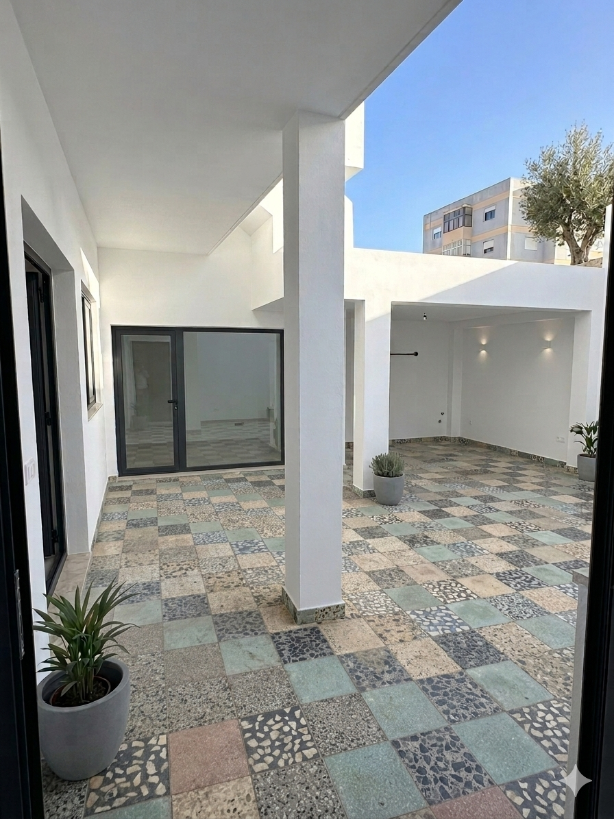 Courtyard tile samples (original)