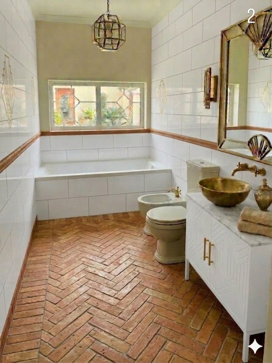 Art deco white
